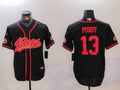 Men's San Francisco 49ers Brock Purdy #13 Black Replica Player jersey