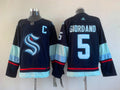Men's Seattle Kraken Mark Giordano #5 Deep Sea Blue Home Breakaway Player jersey