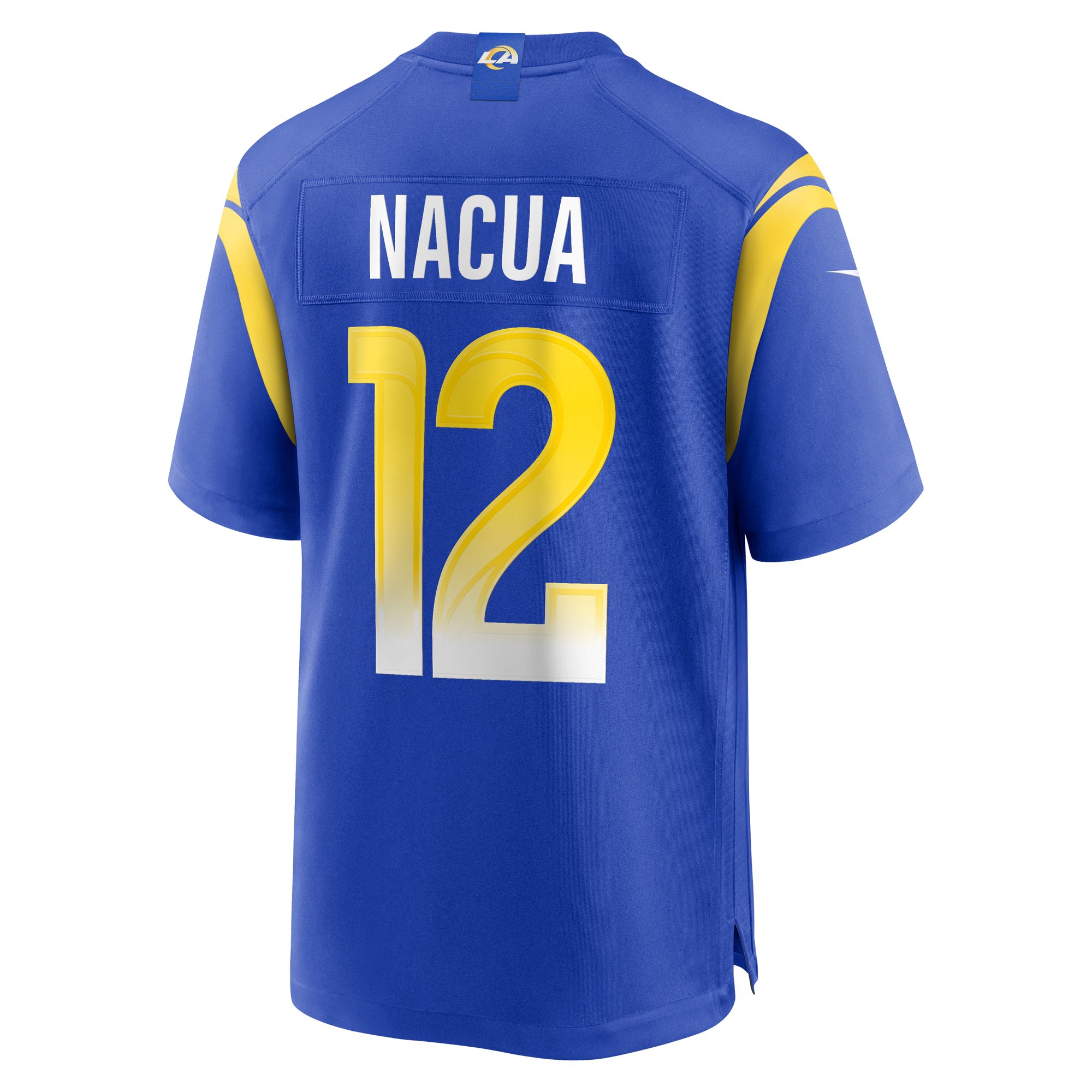 Los Angeles Rams Puka Nacua Royal Game Player Jersey