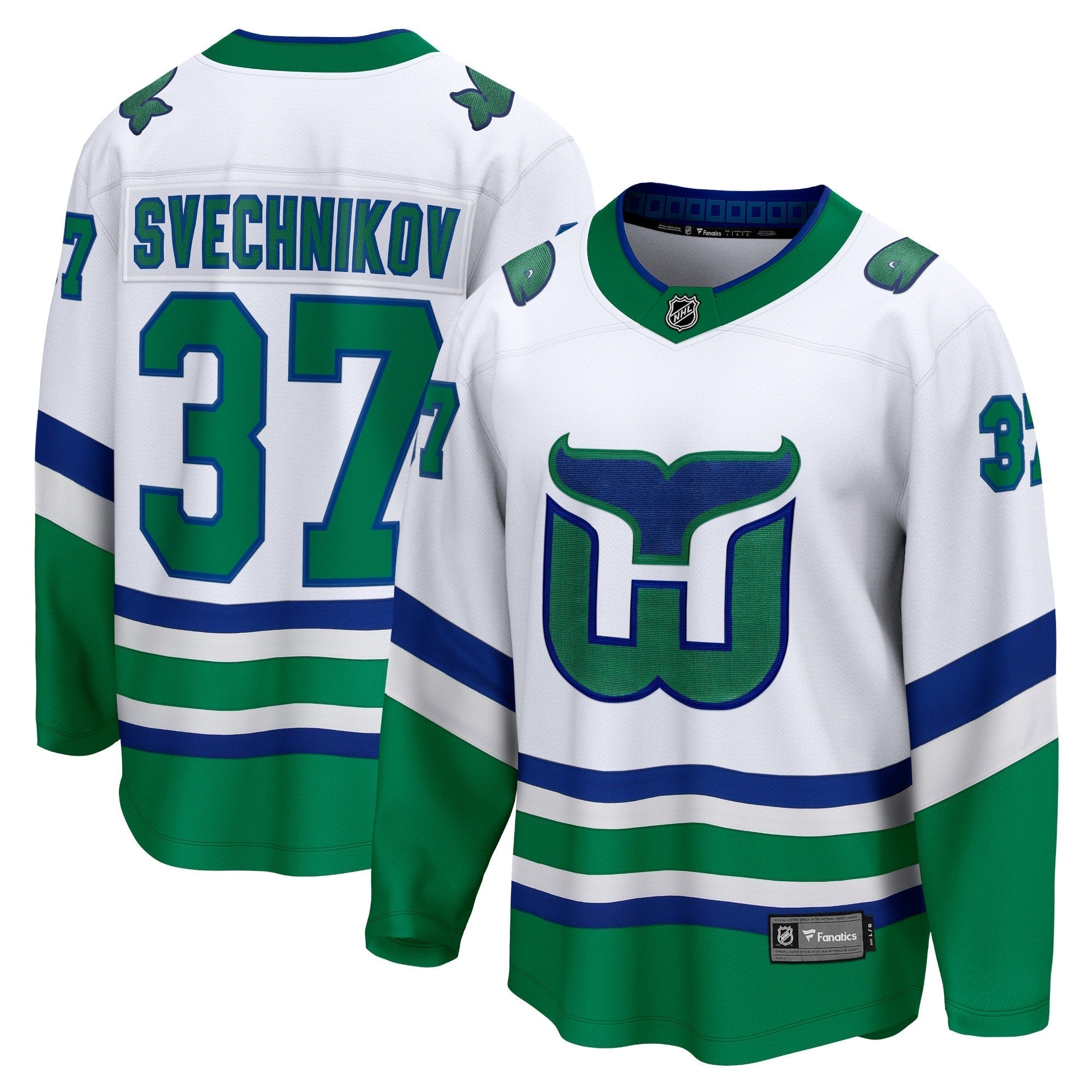 Andrei Svechnikov Carolina Hurricanes   Whalers Premier Breakaway Jersey - White