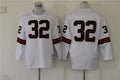 Men's Cleveland Browns Jim Brown Mitchell & Ness White Legacy Replica Player jersey