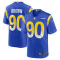 Los Angeles Rams Earnest Brown IV Royal Team Game Jersey