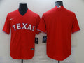 Men's Texas Rangers Red Replica Blank jersey