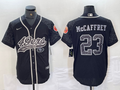 Men's San Francisco 49ers Christian McCaffrey #23 Black RFLCTV Limited jersey Joint Edition