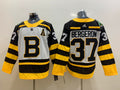 Men's Boston Bruins Patrice Bergeron #37 White Replica jersey