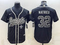 Men's New Orleans Saints Tyrann Mathieu #32 Black RFLCTV Limited jersey Joint Edition