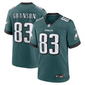 Philadelphia Eagles Kylen Granson Midnight Green Team Game Jersey
