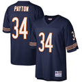 Chicago Bears Walter Payton Mitchell & Ness Navy Big & Tall 1985 Retired Player Replica Jersey