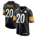 Pittsburgh Steelers Kaleb Johnson Black Team Game Jersey