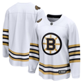Men's Boston Bruins White 100th Anniversary Premier Breakaway Blank jersey
