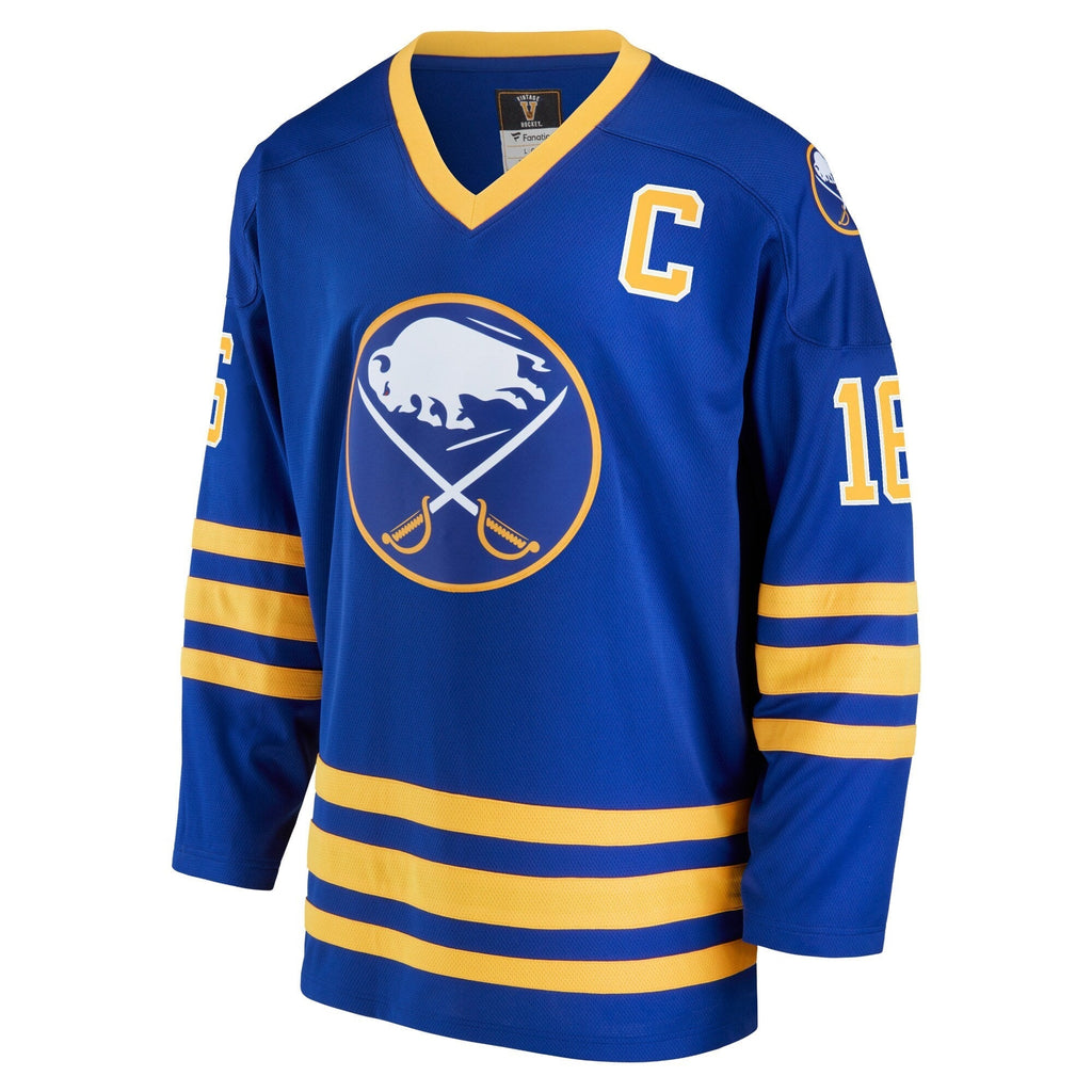Pat LaFontaine Buffalo Sabres   Breakaway Retired  Jersey - Royal