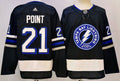 Men's Tampa Bay Lightning Brayden Point #21 Blue Game jersey