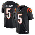 Cincinnati Bengals Tee Higgins Black Vapor Untouchable Limited Jersey