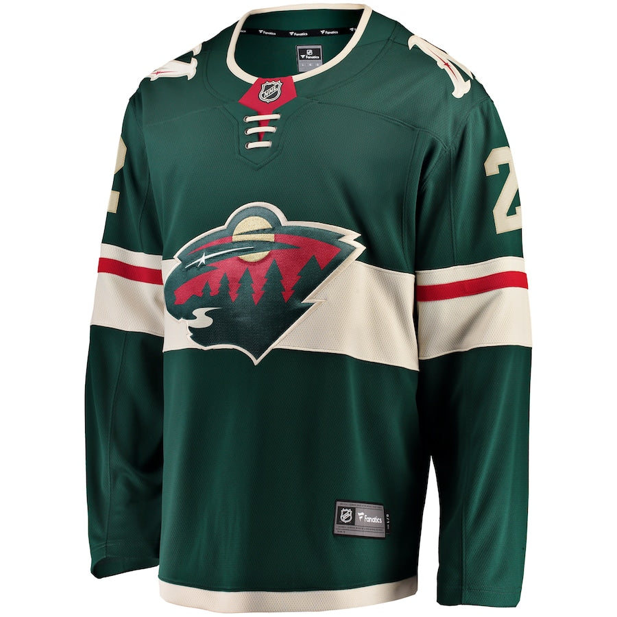 Calen Addison Minnesota Wild   Home Breakaway  Jersey - Green