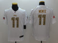 Men's Philadelphia Eagles #11 Carson Wentz White Game Player jersey