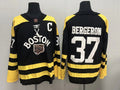 Men's Boston Bruins Patrice Bergeron #37 Black Player Game jersey