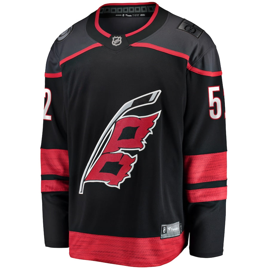 Pyotr Kochetkov Carolina Hurricanes   Home Premier Breakaway  Jersey - Black