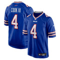 Buffalo Bills James Cook III Royal Team Game Jersey