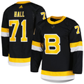 Men's Boston Bruins Taylor Hall #71 Black Replica jersey