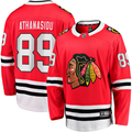 Men's Chicago Blackhawks Andreas Athanasiou #89 Red Home Breakaway Jersey1