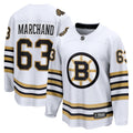 Brad Marchand Boston Bruins   100th Anniversary Premier Breakaway  Jersey - White