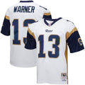 Los Angeles Rams Kurt Warner Mitchell & Ness White Big & Tall 2001 Retired Player Replica Jersey