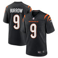 Cincinnati Bengals Joe Burrow Black Player Game Jersey