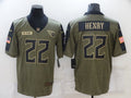 Men's Tennessee Titans Derrick Henry #22 Brown Game jersey