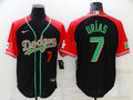 Men's Los Angeles Dodgers Julio Urias #7 Black Alternate Game jersey