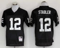 Men's Oakland Raiders Ken Stabler Mitchell & Ness Black Legacy Replica jersey