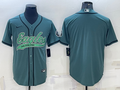 Men's Philadelphia Eagles Midnight Green Blank jersey
