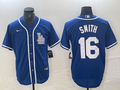 Men's Los Angeles Dodgers Will Smith #16 Blue Limited Player jersey
