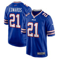 Buffalo Bills Mike Edwards Royal Game Jersey