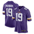 Minnesota Vikings Sean Mannion Purple Game Jersey