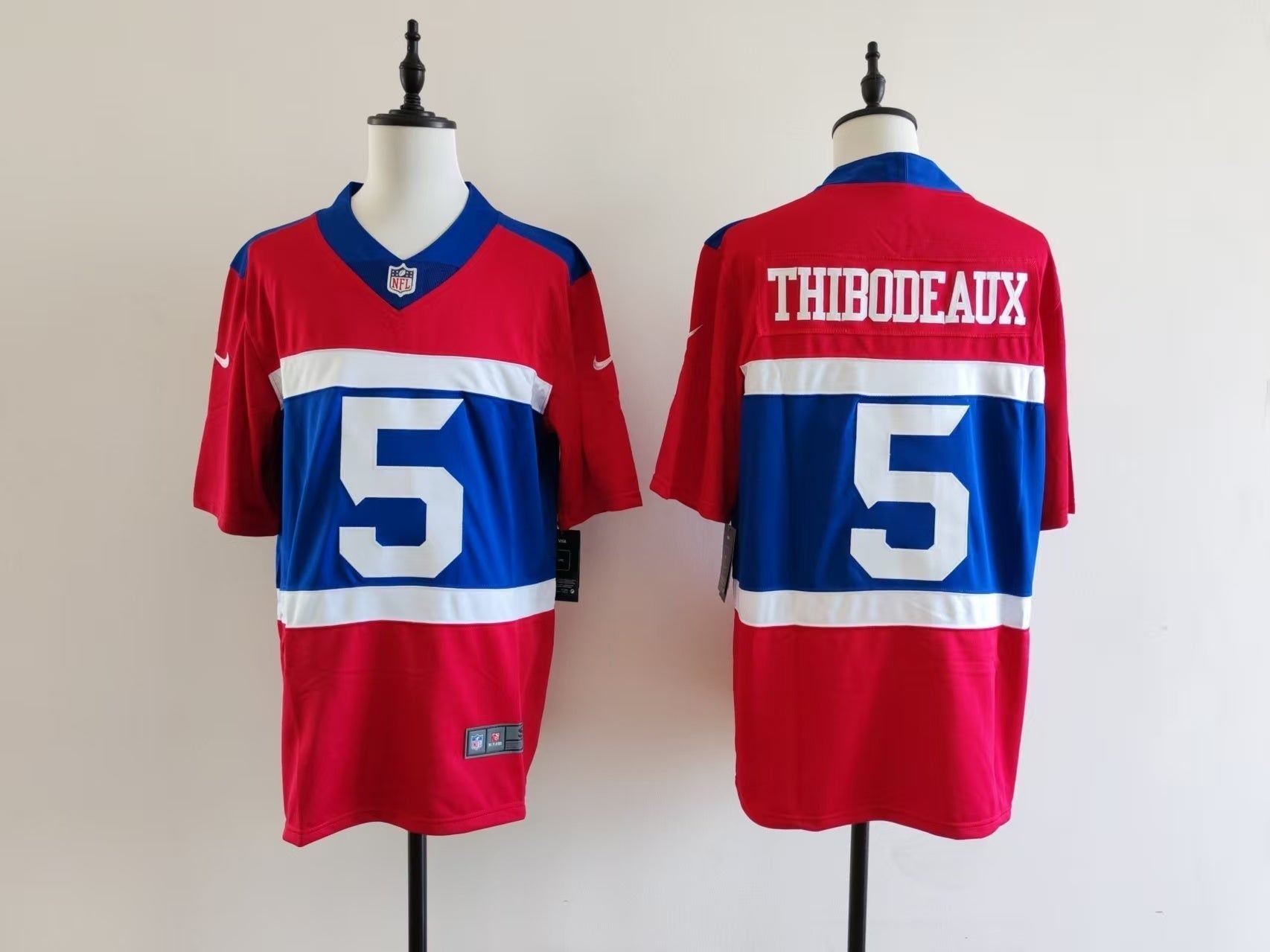 Men's New York Giants Kayvon Thibodeaux Jersey-Red
