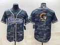 Men's Los Angeles Rams Grey Camouflage Game jersey