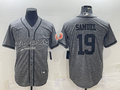 Men's San Francisco 49ers Deebo Samuel #19 Grey Game jersey Joint Edition
