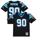 Carolina Panthers Julius Peppers Mitchell & Ness Black Big & Tall 2003 Alternate Legacy Retired Player Jersey