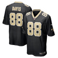 New Orleans Saints Shaquan Davis Black Game Jersey