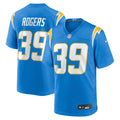Los Angeles Chargers Eric Rogers Powder Blue Team Game Jersey