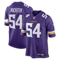 Minnesota Vikings Bo Richter Purple Team Game Jersey