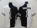 Men's Miami Dolphins Tua Tagovailoa #1 Black/White Game jersey