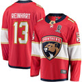 Sam Reinhart Florida Panthers   Home 2024 Stanley Cup Champions Breakaway  Jersey Red