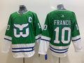 Men's Carolina Hurricanes Ron Francis #10 Green Home Breakaway Player jersey