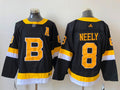 Men's Boston Bruins Cam Neely #8 Black Replica Player jersey