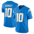 Los Angeles Chargers Justin Herbert Powder Blue Vapor F.U.S.E. Limited Jersey