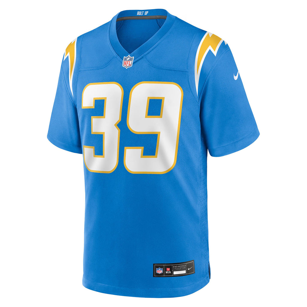 Los Angeles Chargers Eric Rogers Powder Blue Team Game Jersey