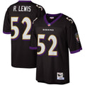 Baltimore Ravens Ray Lewis Mitchell & Ness Black Legacy Replica Jersey