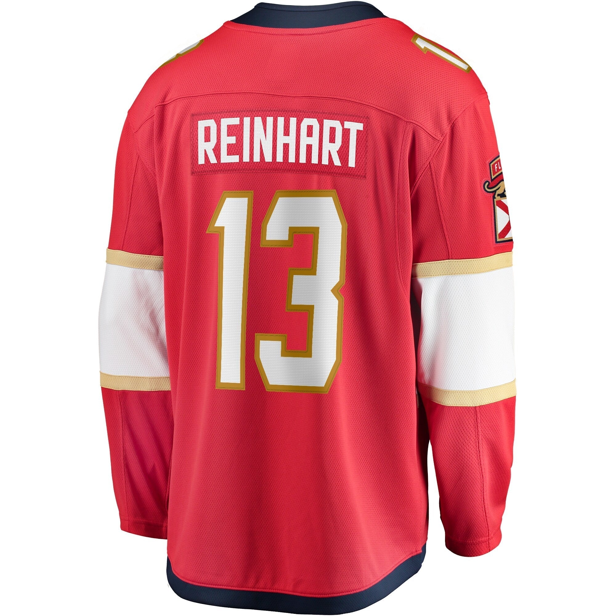 Sam Reinhart Florida Panthers   Home 2024 Stanley Cup Champions Breakaway  Jersey Red