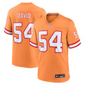 Tampa Bay Buccaneers Lavonte David Orange Throwback Game Jersey